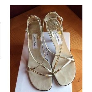 Calvin Klein Rachel women leather heels